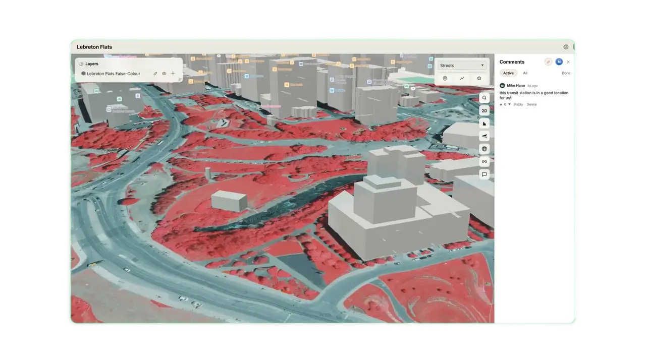 Short demo of commenting and annotating a Sarkoa map with collaborators